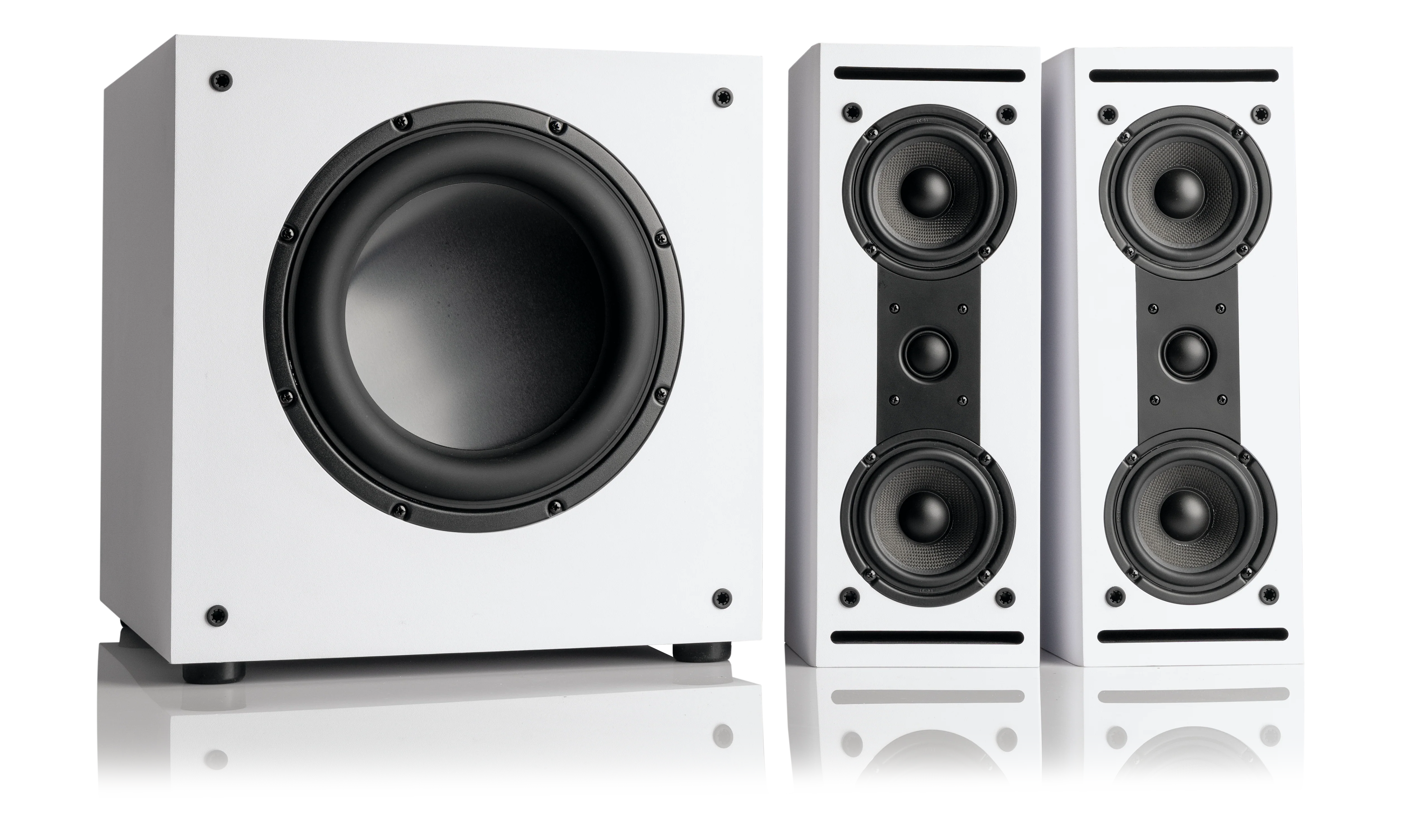 10E CG23M 2.1 STEREO SYSTEM - WHITE