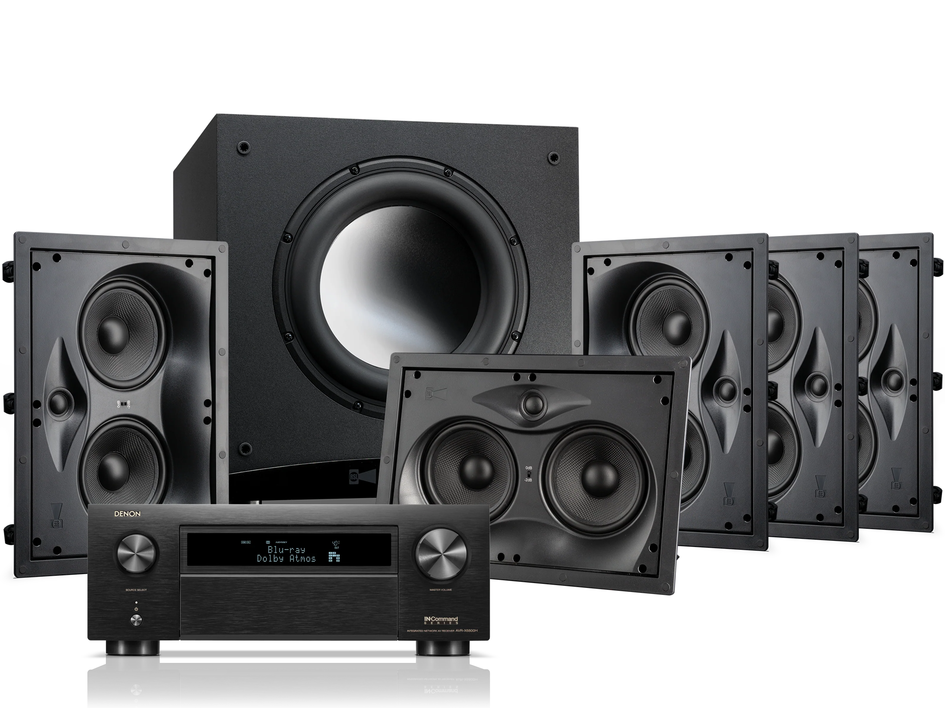 10S MKII W25E 5.1 w/ DENON X6800H - CLOSEOUT!