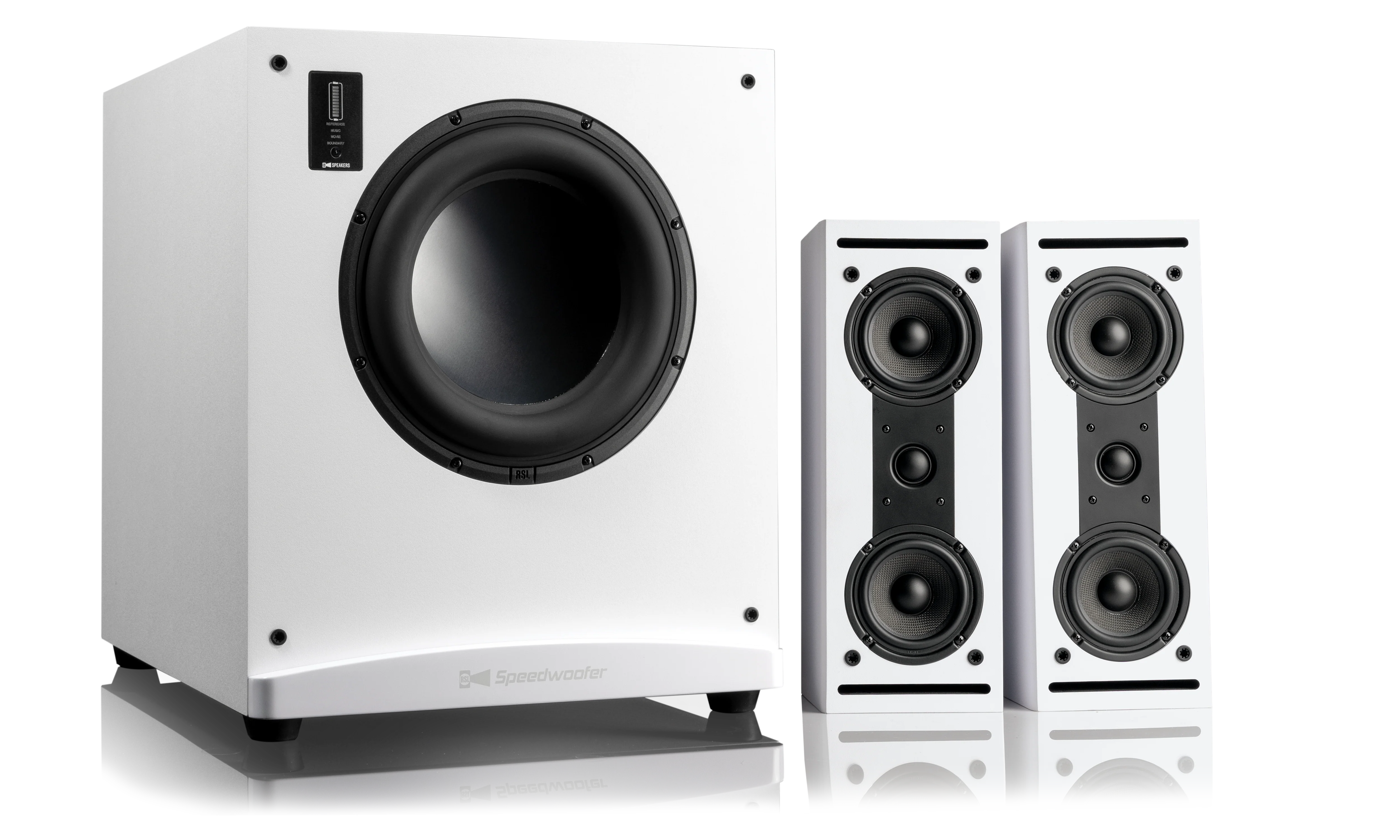12S CG23M 2.1 STEREO SYSTEM - WHITE