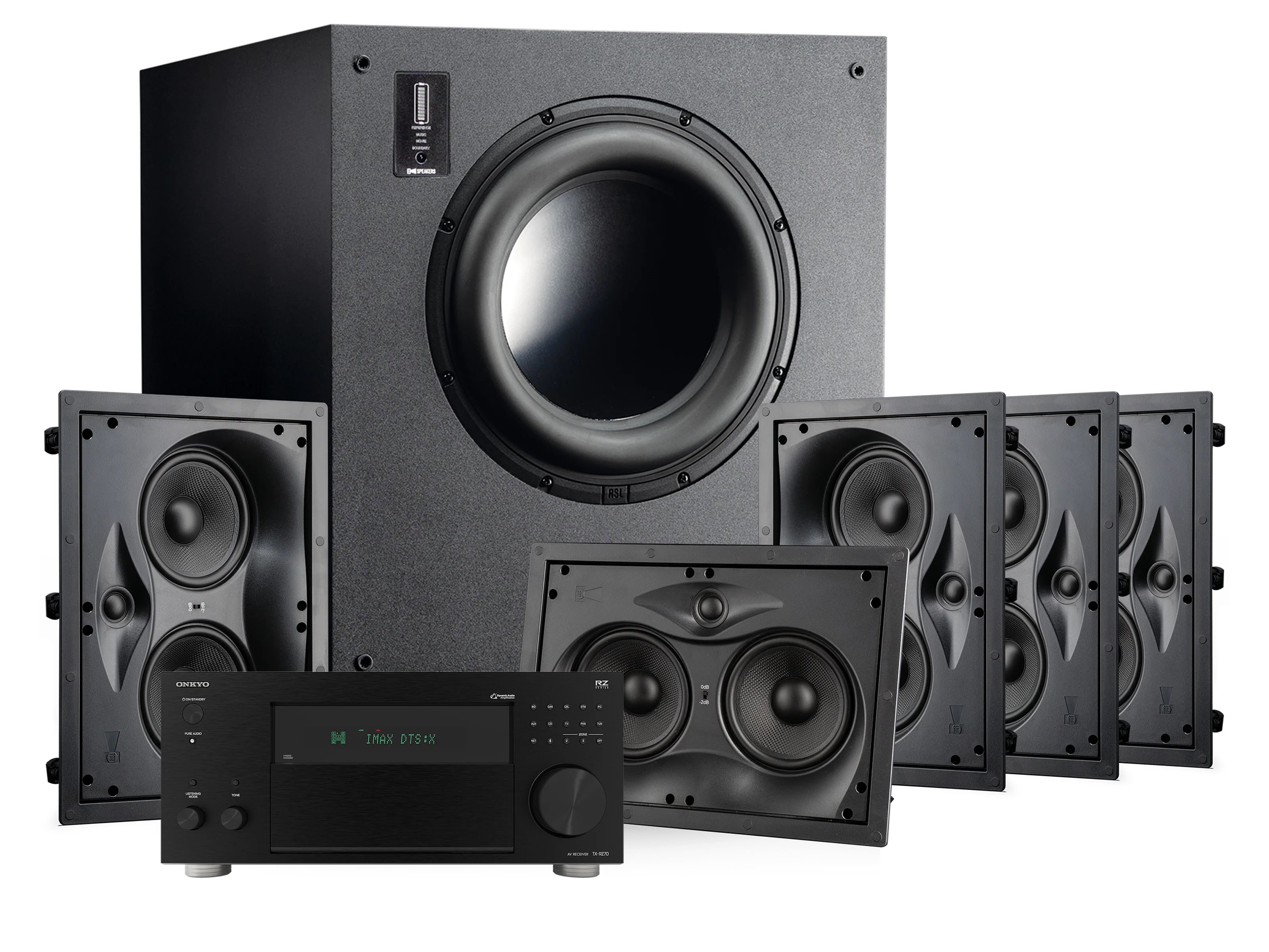 12S W25E 5.1 w/ ONKYO RZ70 - CLOSEOUT!