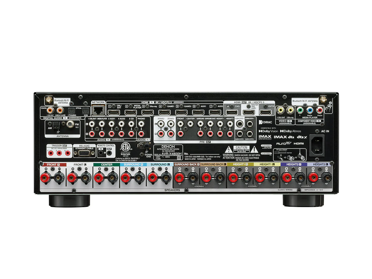 Denon AVR-X4800H (9.4 Ch. 125W 8K) - Image 4